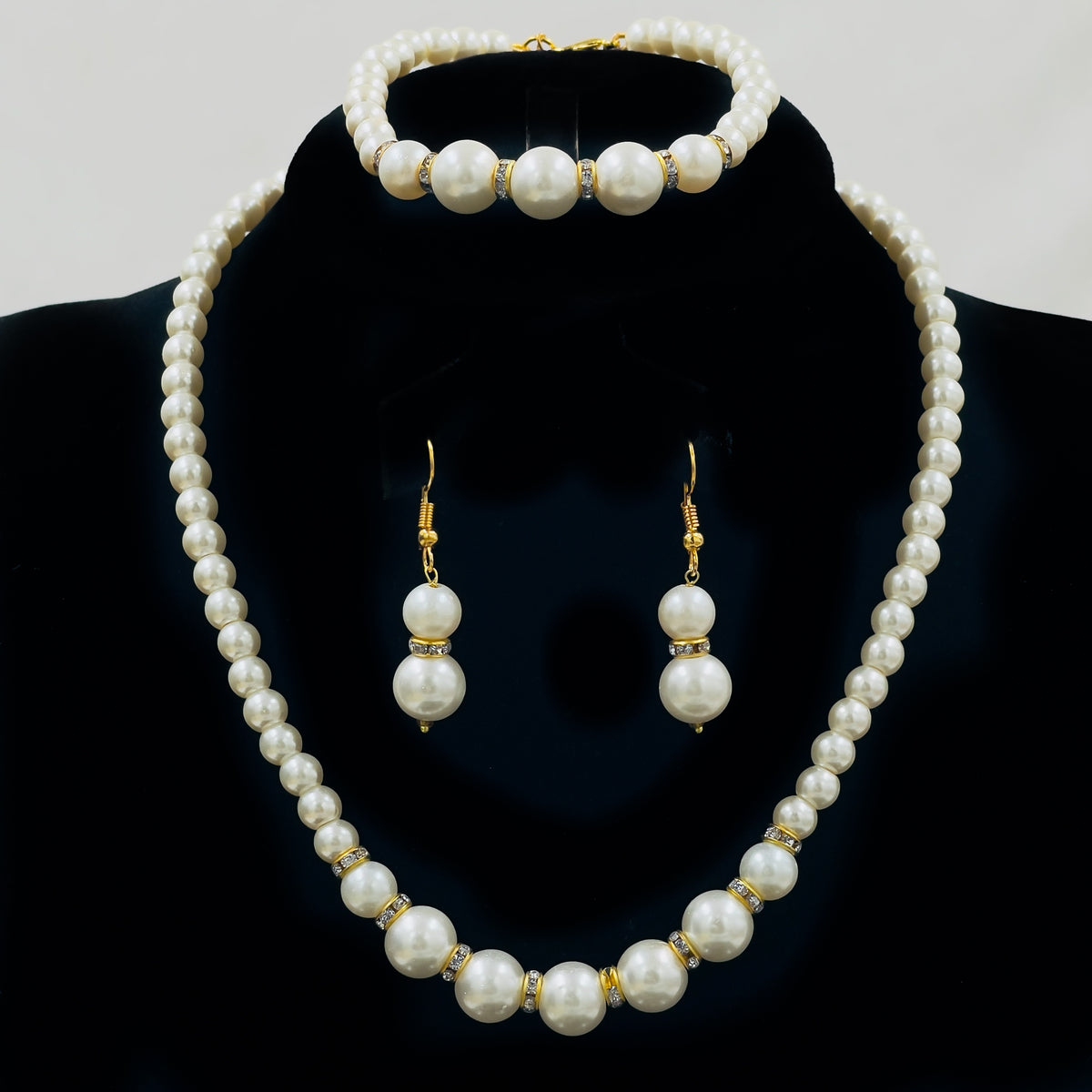 PMLH026 OAK Shell Pearl Mala Set PMLH TJ Wholesale