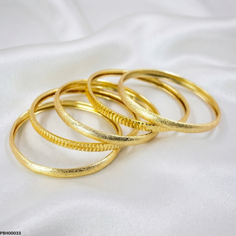 PBH00033 MZM  Plane/Cutt Bangles - PBH