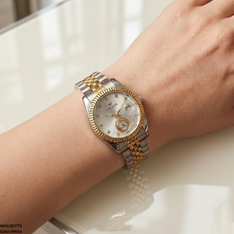 WHL00773  HWR Fashionable Round Dial Women's Watch - WHL