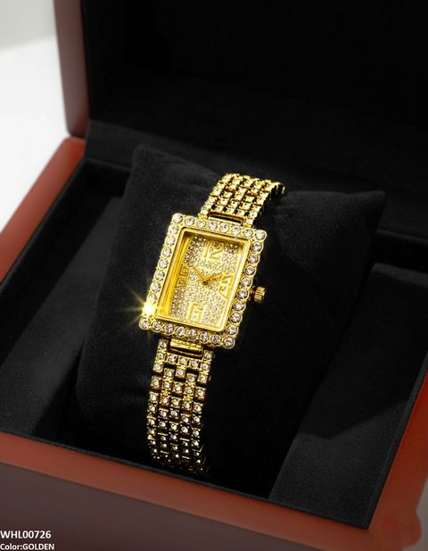WHL00726 HWR Rectangle Dial Women's Watch - WHL