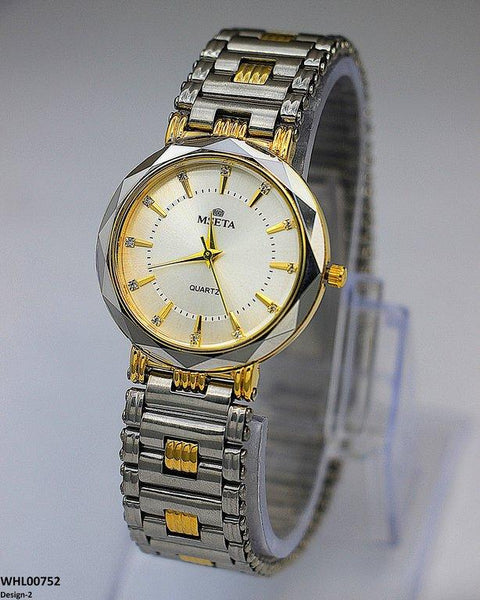 WHL00752 IWA Round Black Bezel Women's Watch - WHL