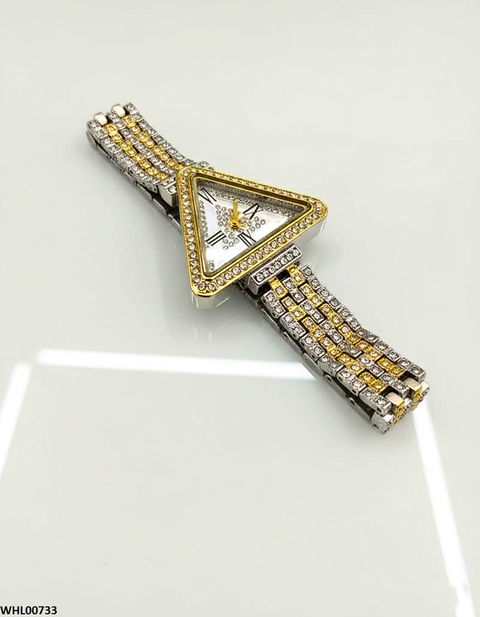 WHL00733 HWR Triangle Rhinestone Women's Watch - WHL