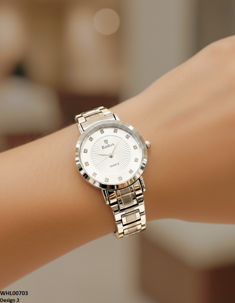 WHL00703 ZWA Round Stone Dial Women's Watch - WHL