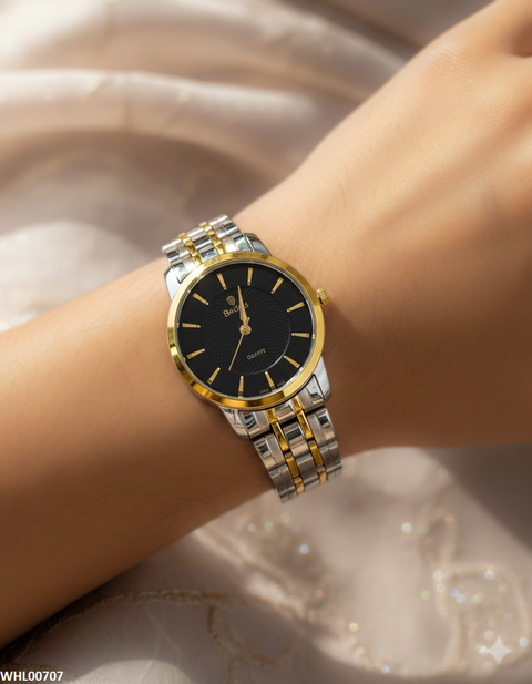 WHL00707 ZWA Round Black Dial Women's Watch - WHL