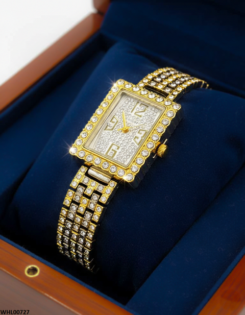 WHL00727 HWR Rectangle Dial Women's Watch - WHL