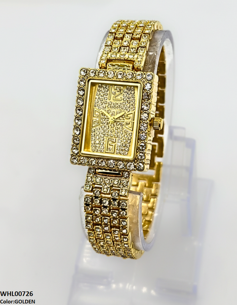 WHL00726 HWR Rectangle Dial Women's Watch - WHL