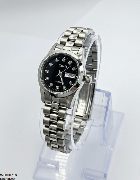 WHL00718 HWR Round Stone Dial Women's Watch - WHL