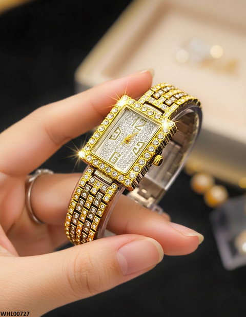 WHL00727 HWR Rectangle Dial Women's Watch - WHL