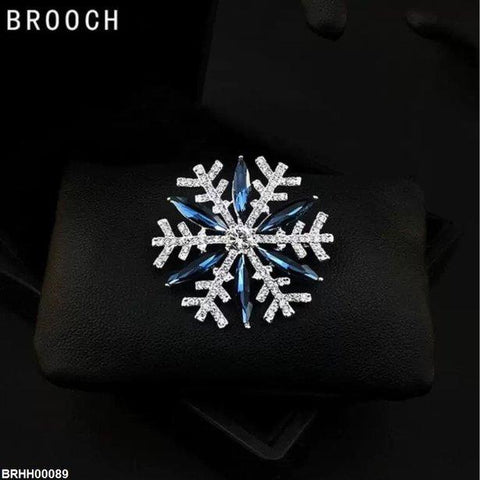 BRHH00089 XST Cross Flower Broach - BRHH