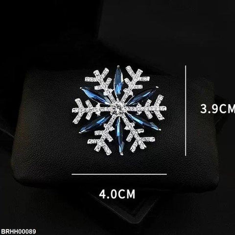 BRHH00089 XST Cross Flower Broach - BRHH