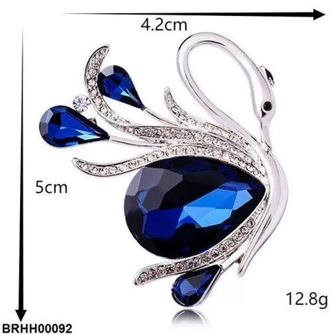 BRHH00092 XST Peacock Broach - BRHH