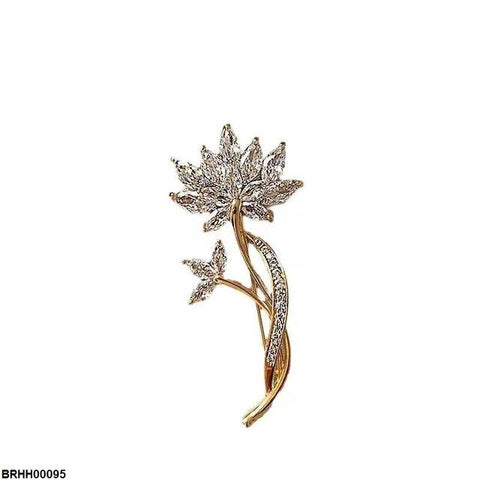 BRHH00095 XST Marquise Flower Broach - BRHH