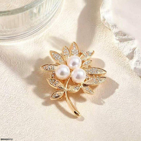 BRHH00112 XST Pearl Berry Zircon Broach - BRHH