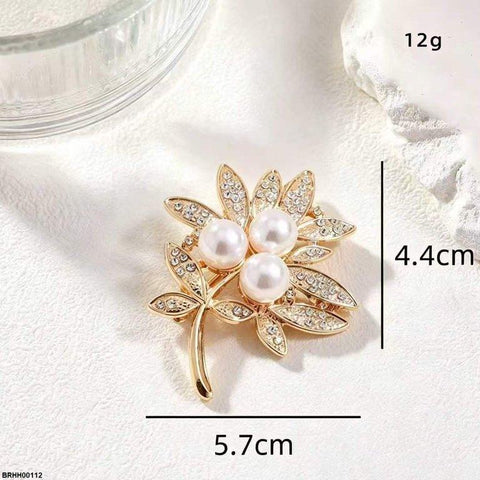 BRHH00112 XST Pearl Berry Zircon Broach - BRHH