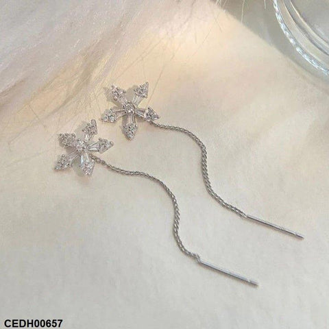 CEDH00657 YQG Star Drop Earrings - CEDH