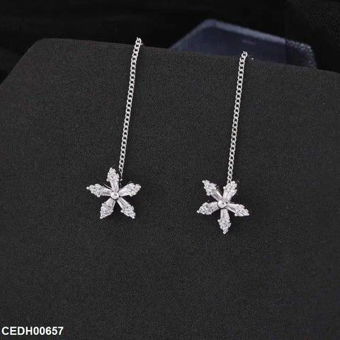 CEDH00657 YQG Star Drop Earrings - CEDH