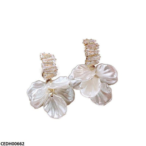 CEDH00662 LSH Iridescent Petal Dangle Earrings - CEDH