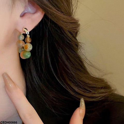 CEDH00666 YYZ Round Drop  Earrings - CEDH