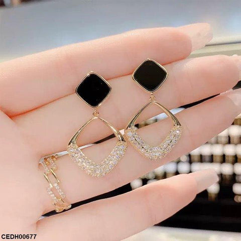 CEDH00677 LSH Square Drop Earrings - CEDH