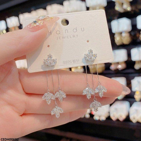 CEDH00692 ZHL Marquise Stone Drop Earrings - CEDH