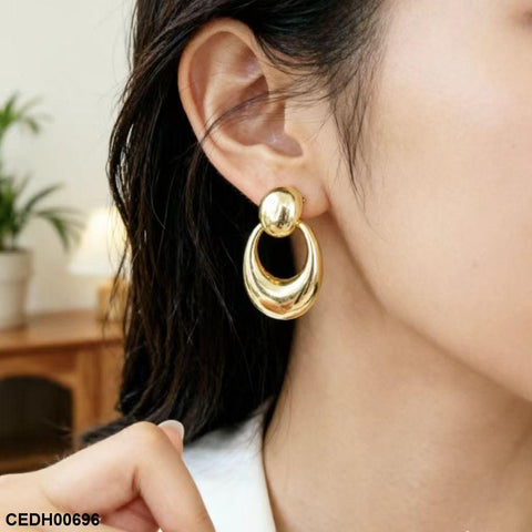 CEDH00696 LSH Round Drop Earrings - CEDH