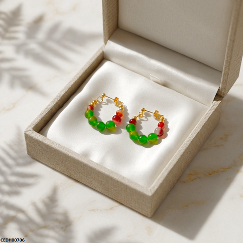 CEDH00706 YYZ Round Drop Earrings - CEDH