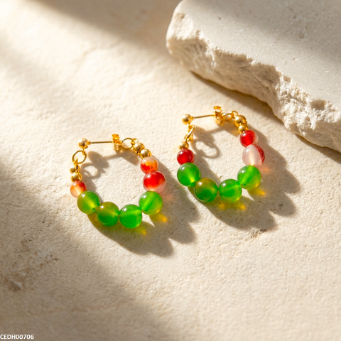 CEDH00706 YYZ Round Drop Earrings - CEDH