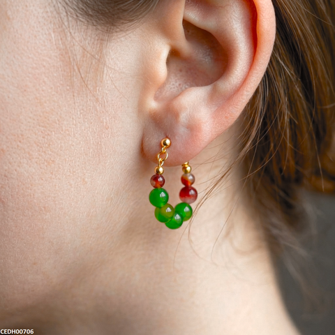 CEDH00706 YYZ Round Drop Earrings - CEDH