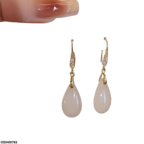 CEDH00782  ZCD Tear Drop Earrings Pair - CEDH