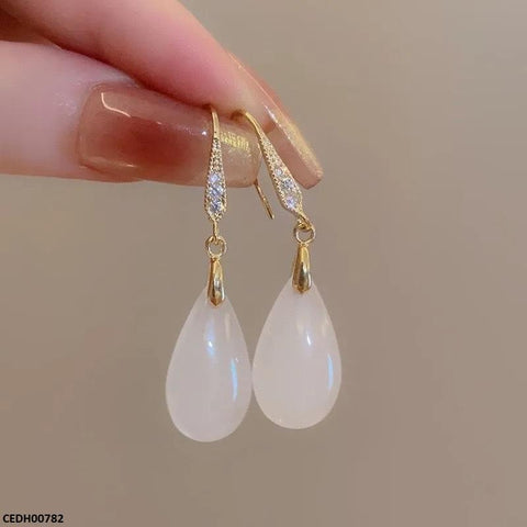 CEDH00782  ZCD Tear Drop Earrings Pair - CEDH