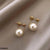 CEDH032 ZLX Pearl Drop Earrings - CEDH