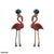 CEDH108 YBJ Flamingo Drop Earrings