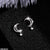 CEDH434 SIQ Moon-Star Ear Drop Pair - CEDH