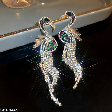 CEDH445 YBJ Sparrow Tassel Ear Drop Pair - CEDH