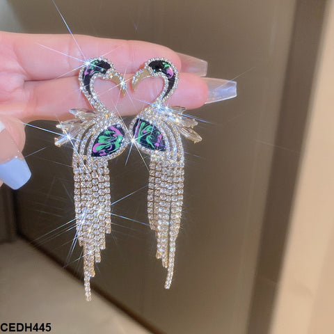 CEDH445 YBJ Sparrow Tassel Ear Drop Pair - CEDH