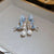 CEDH453 ZHL Wings Beads Drop Earrings Pair - CEDH