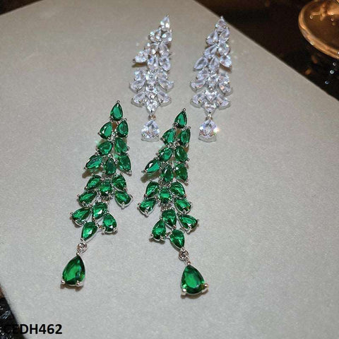 CEDH462 SIQ Tear Drop Earrings Pair - CEDH