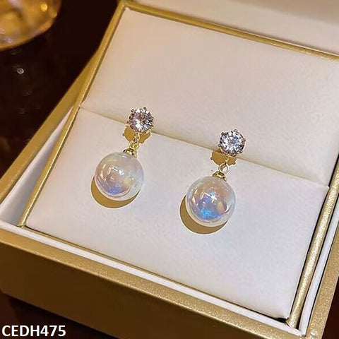 CEDH475 LSH Pearl Drop Earrings - CEDH