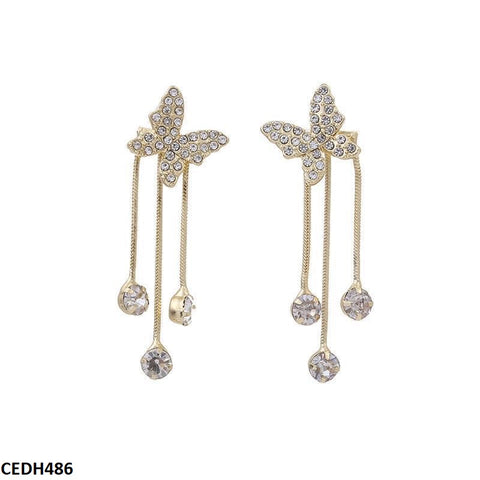 CEDH486 LSH Butterfly Drop Earrings - CEDH