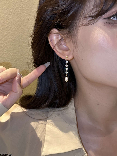 CEDH490 YHC Pearl Drop Earrings - CEDH