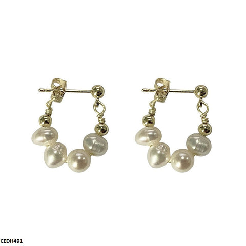 CEDH491 XST Pearl Drop Earrings - CEDH