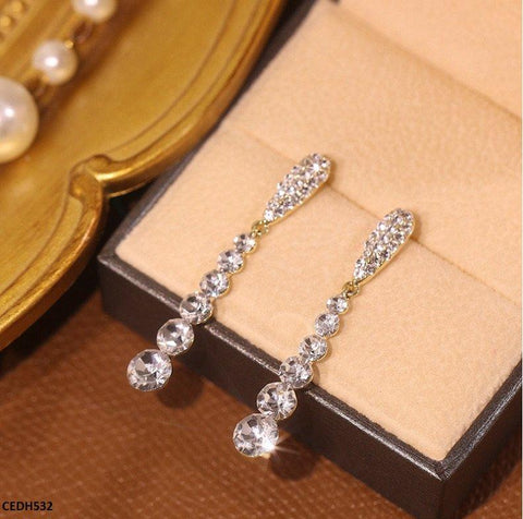 CEDH532 LSH Round Drop Earrings