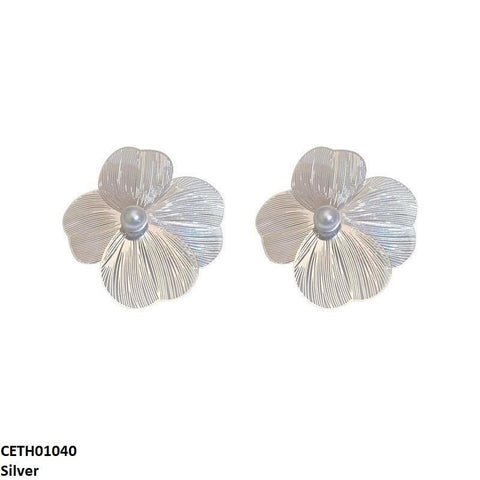 CETH01040 LSH Pearl Flower Tops Pair - CETH