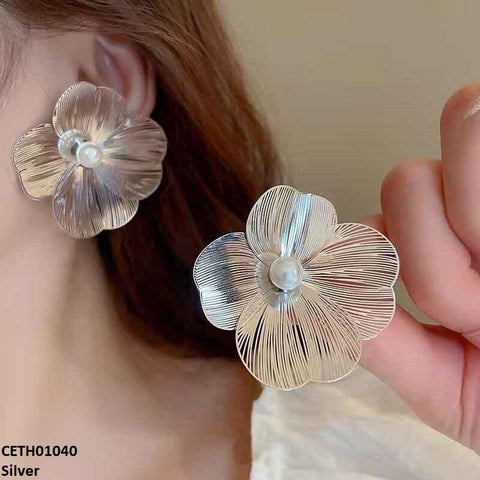 CETH01040 LSH Pearl Flower Tops Pair - CETH