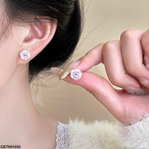 CETH01050 YYZ Flower Stud Tops Pair - CETH