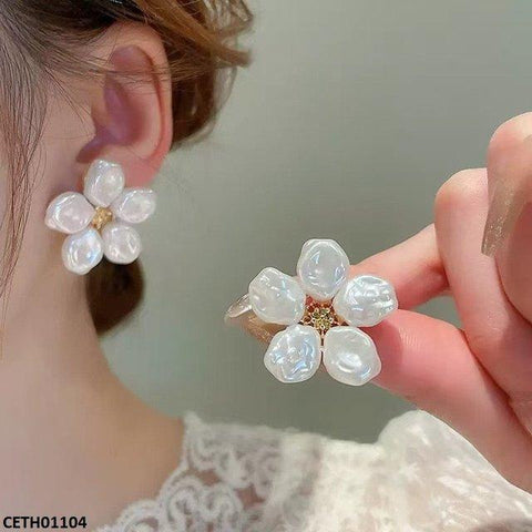 CETH01104 LSH Peral Flower Tops Pair - CETH