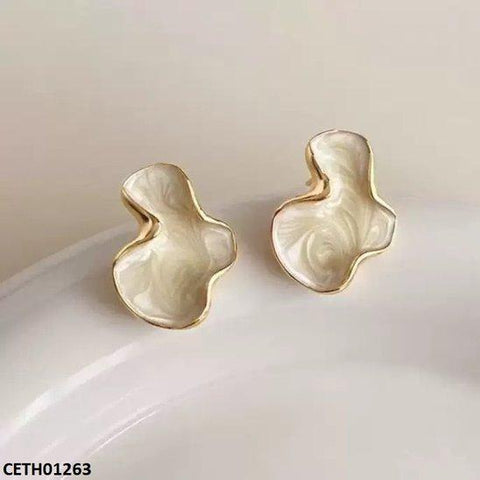 CETH01263 LSH White Marble Tops Pair - CETH