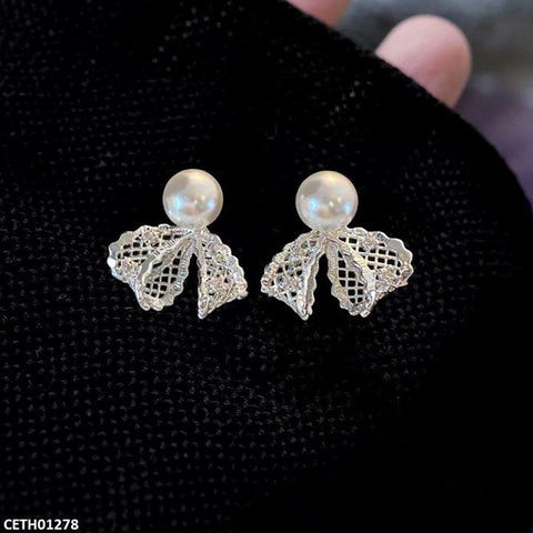 CETH01278 SYB Bow Pearl Tops Pair - CETH