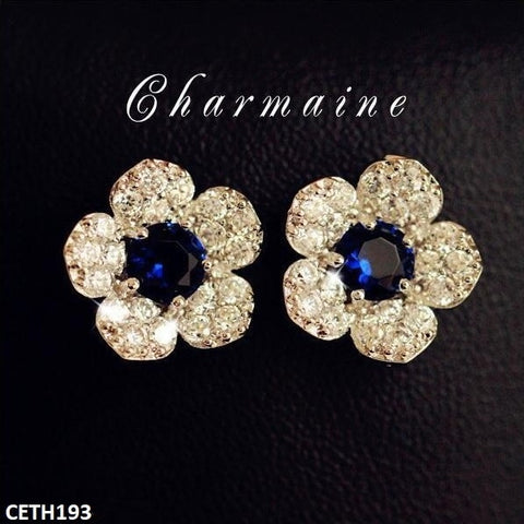CETH193 SGC Flower Stud Tops Pair - CETH