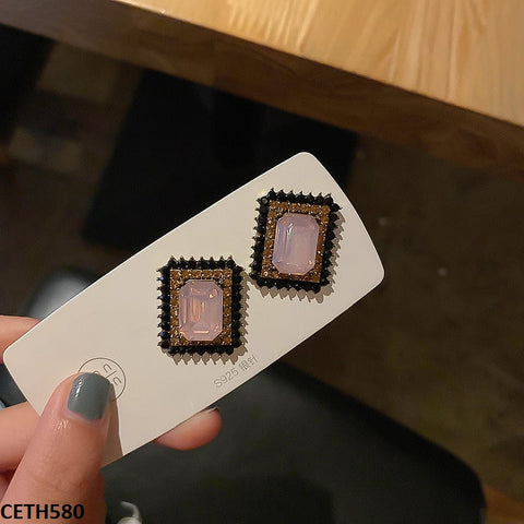 CETH580 YHC Step Rectangle Ear Tops Pair - CETH